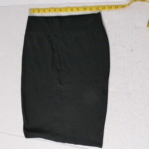 Sweet Womens Pencil Skirt M Black Minimalist Bodycon Office Career Made in USA